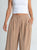 Ref: 069767 Pantalón barrel, tejido plano liviano, tiro alto, con prenses, tono caqui