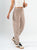 Ref: 069702 Pantalón slouchy, corduroy, rigido, tiro alto, tono arena
