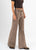 Ref: 065846 Jean palazzo, stretch, con cortes, tiro alto, tono cafe