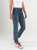 Ref: 065779 Jean Mom fit, rígido, tiro alto, tono azul oscuro