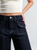 Ref: 065773 Jean palazzo, stretch, bolsillos delanteros, tiro alto, tono azul oscuro