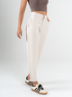 Ref: 069694 Pantalón slouchy, sin prense, tejido plano liviano, tiro alto, tono arena