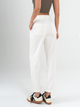 Ref: 069693 Pantalón slouchy, sin prense, tejido plano liviano, tiro alto, tono ivory