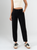 Ref: 069692 Pantalón slouchy, sin prense, tejido plano liviano, tiro alto, tono negro