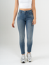 Ref: 065720 Jean Skinny stretch, tiro alto, tono azul medio