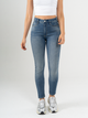 Ref: 065720 Jean Skinny stretch, tiro alto, tono azul medio