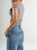 Ref: 0610462 Top cuello bandeja, stretch, fondo entero, tono gris