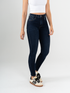 Ref: 065787 Jean Skinny stretch, tiro alto, tono azul oscuro