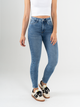 Ref: 065789 Jean Skinny stretch, tiro alto, tono azul medio