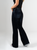 Ref: 065644 Jean mom flare, confort, denim velvet, acabado terciopelo, tiro alto, tono azul